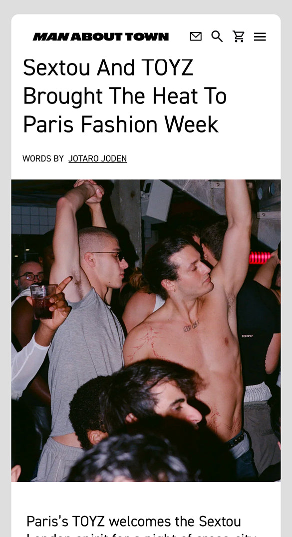 Man about town