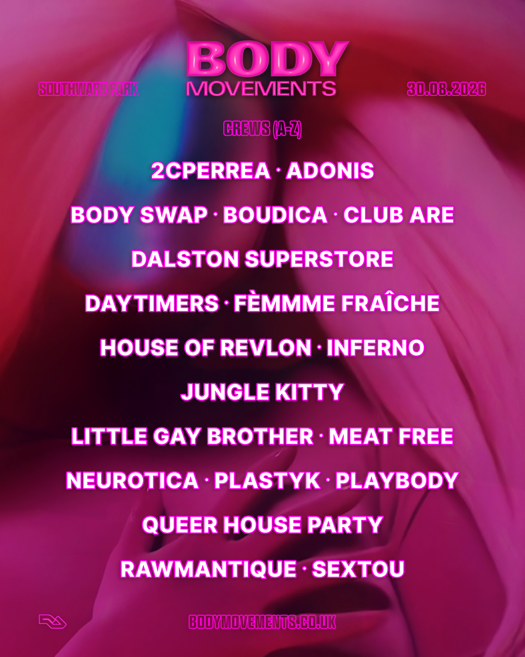 SEXTOU X BODYMOVEMENT 2026
